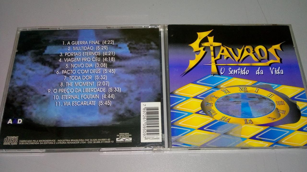 Cd Usado Stauros O Sentido Da Vida
