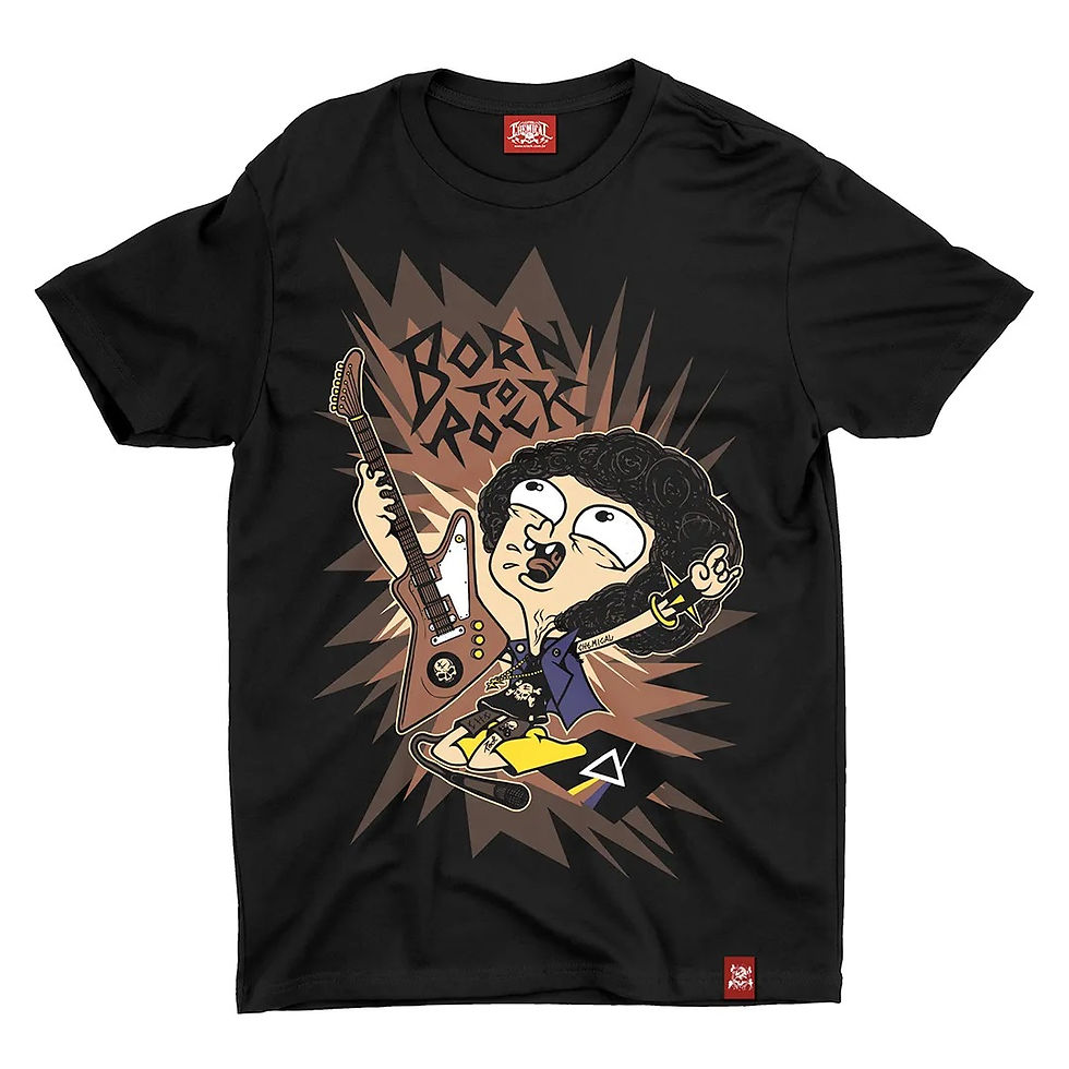 Camiseta Jorel irmão Brother Preta Chemical C2839