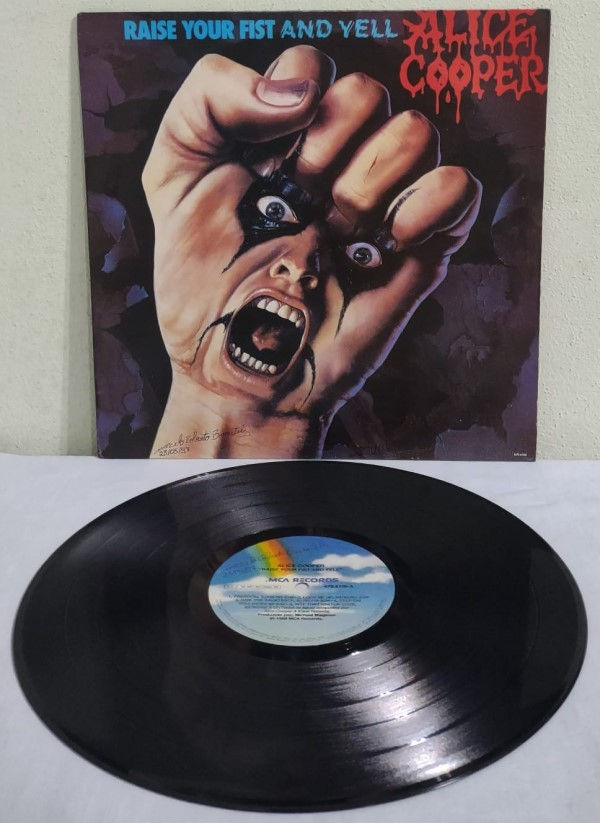 Vinil Lp Alice Cooper Raise Your Fist And Yell Nacional 1988