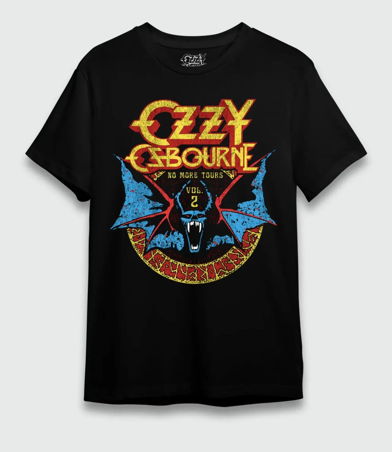 Camiseta Ozzy Osbourne Bat Circle Preto Consulado OF0013
