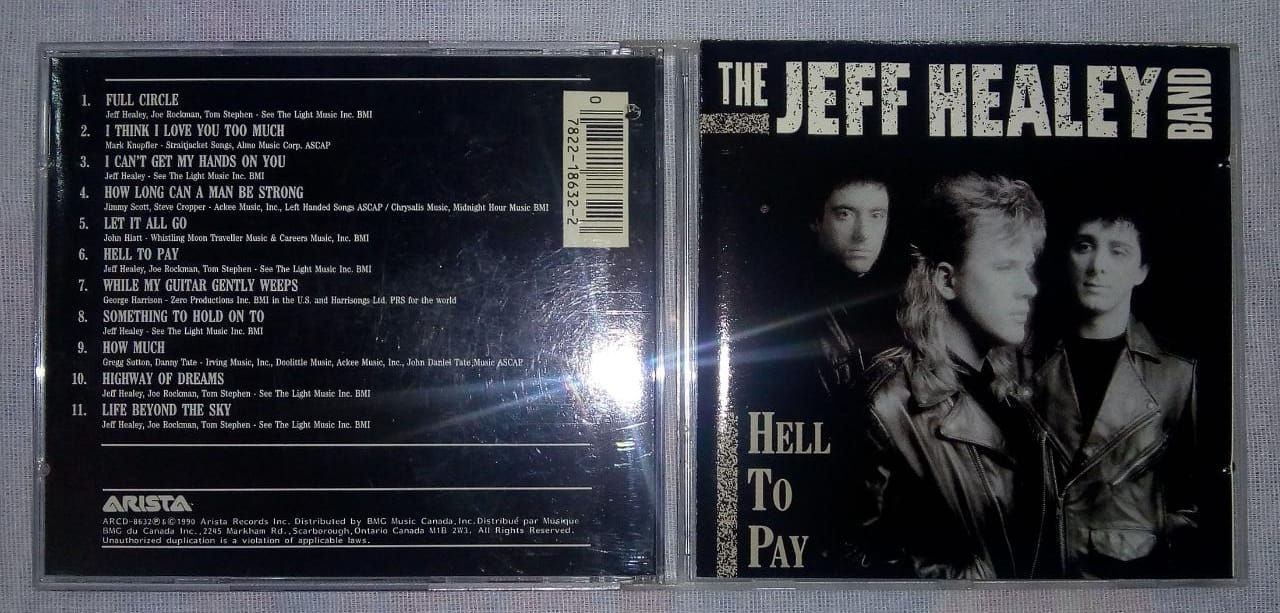 Cd Usado The Jeff Healey Band Hell To Importado MB CDU6186