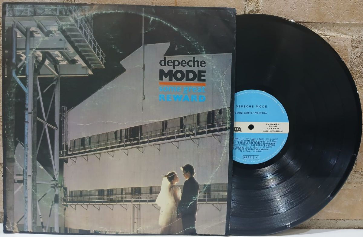 LP Usado Depeche Mode Some Great Reward Capa Boa Vinil Excel