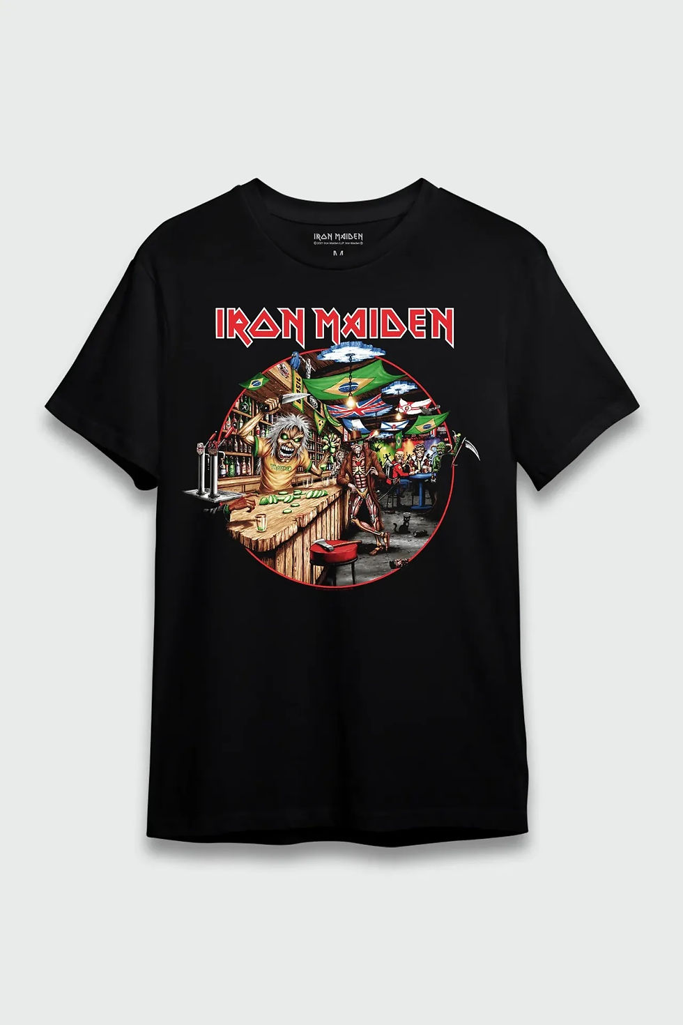 Miniatura: Camiseta Iron Maiden Brasil Preto OF0135