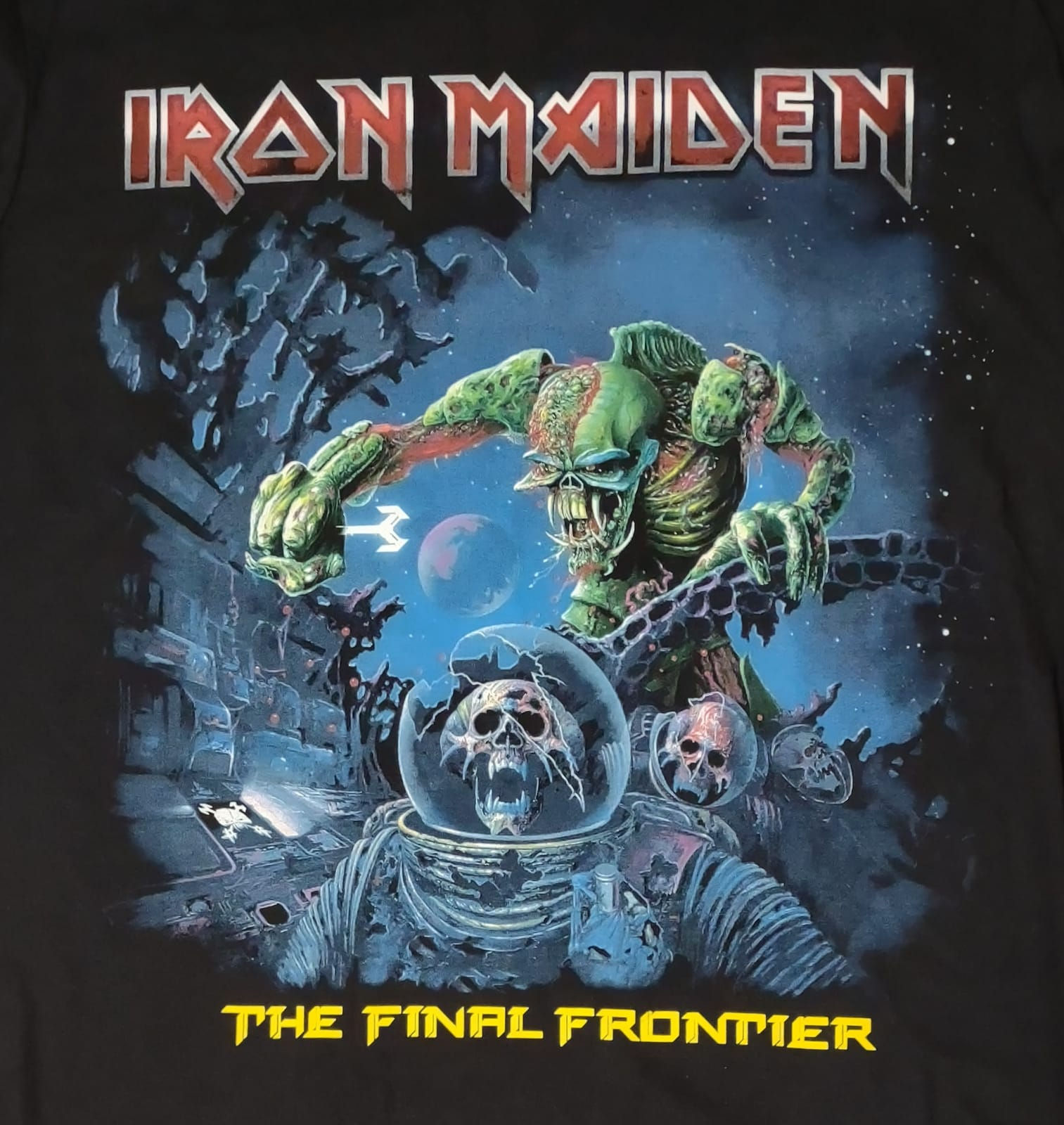 Camiseta Iron Maiden Final Frontier Preto Consulado OF0026