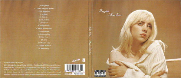 Miniatura: Cd Billie Eilish Happier Than Ever 2021