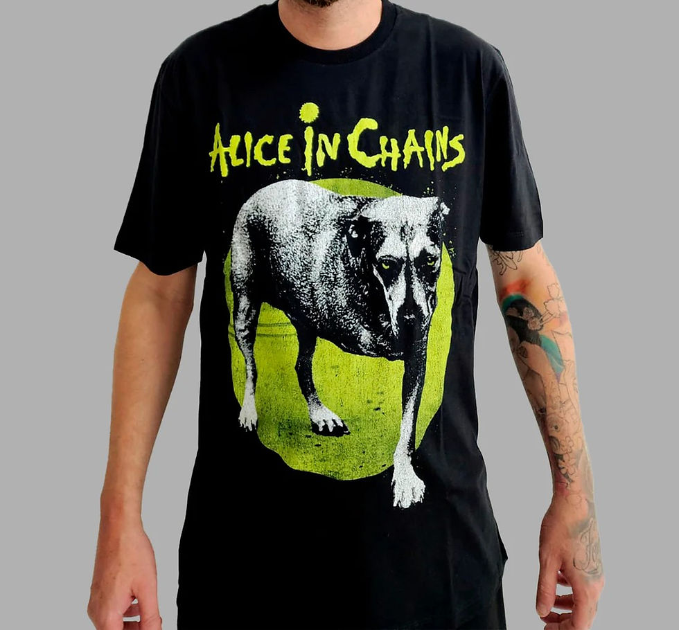 Miniatura: Camiseta Alice In Chains Cachorro Preto OF0381