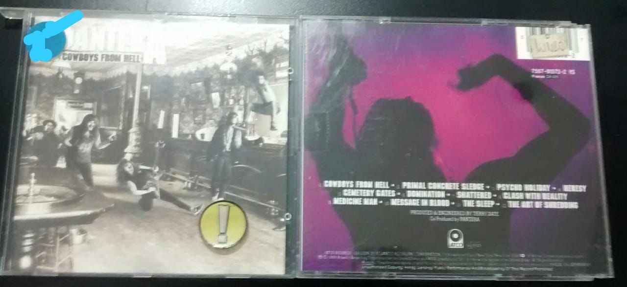 Cd Usado Pantera Cowboys From Hell Importado MB CDU1692