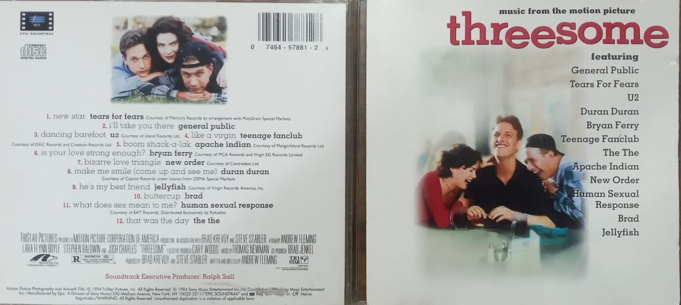 Cd Usado Threesome Trilha Sonora CDU3833