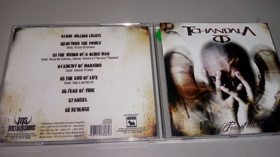Cd Usado Tchandala Fear Of Time