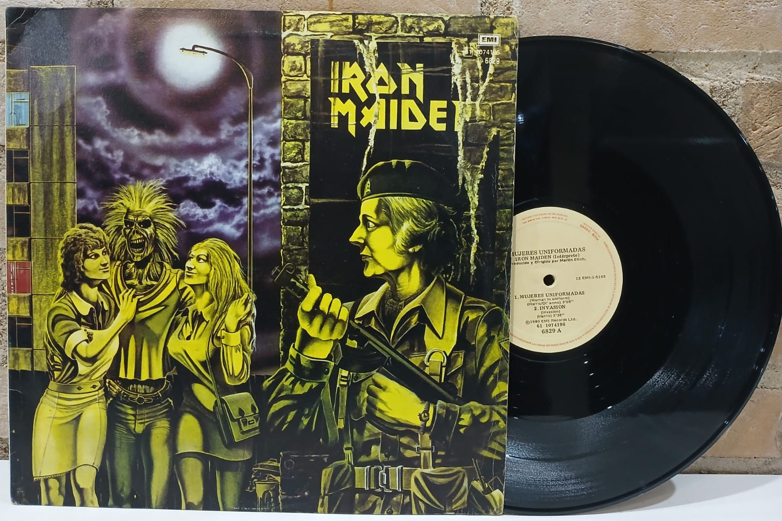 Vinil Lp Iron Maiden Woman In Uniform Mujeres Uniformadas AR