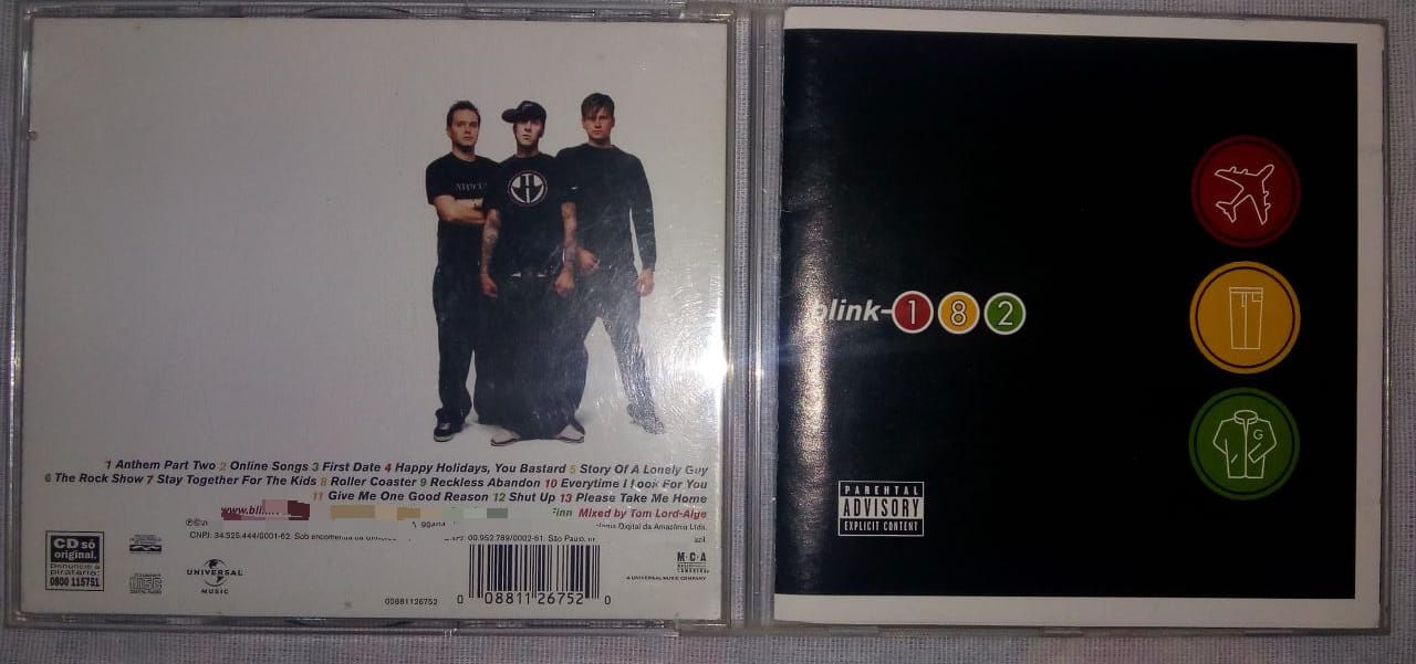 Cd Usado Blink 182 Take Off Your Pants And Jacket CDU6183
