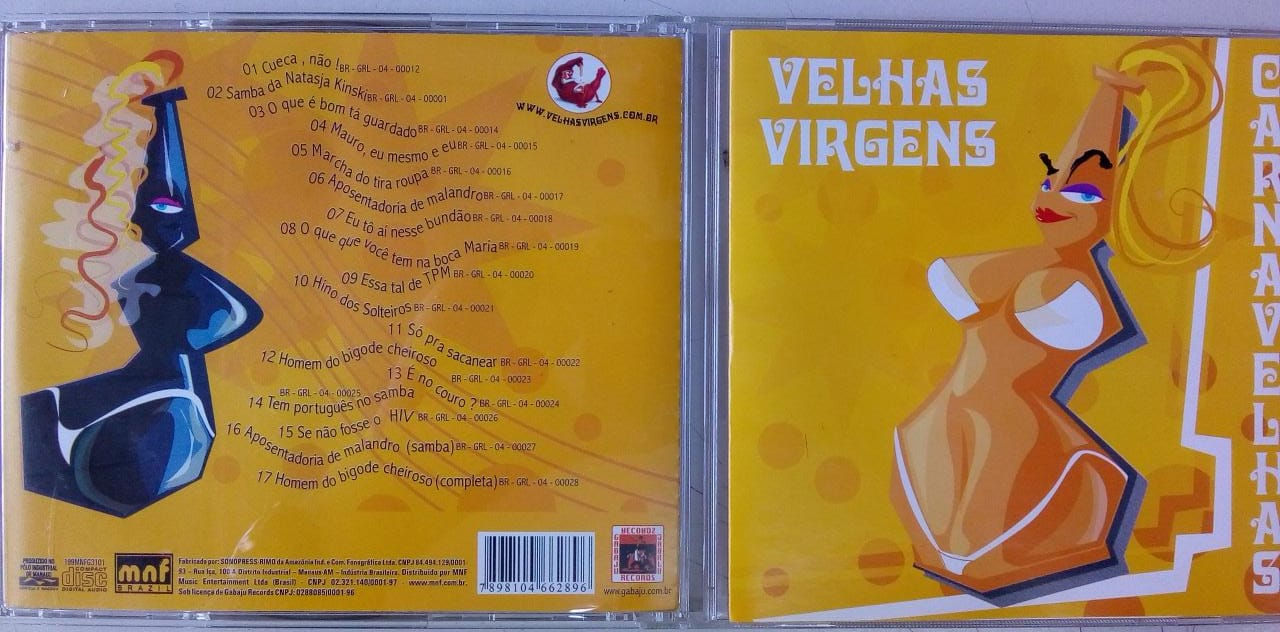 Cd Usado Velhas Virgens Carnavelhas Excelente Estado CDU4383
