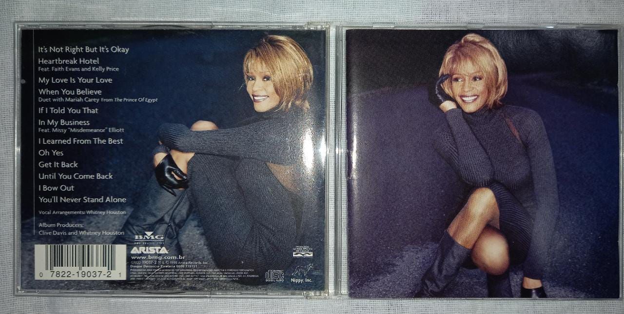 Cd Usado Whitney Houston My Love Is Your Love MB CDU10140