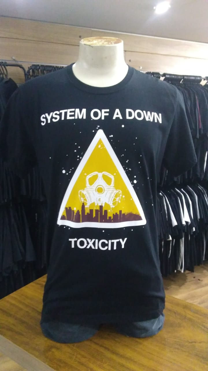 Camiseta System Of A Down Toxicity Preto Mr. Baboo MBST04