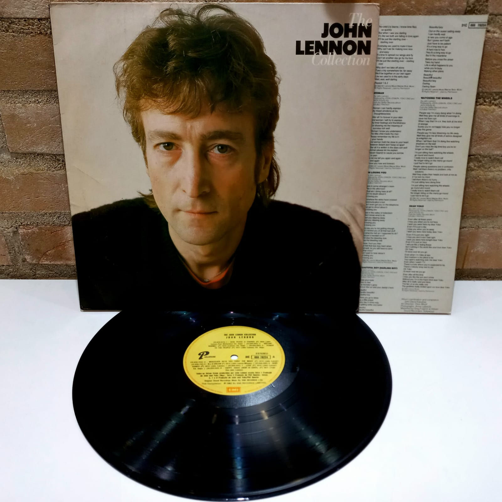Vinil Lp John Lennon The John Lennon Collection Encarte 1982