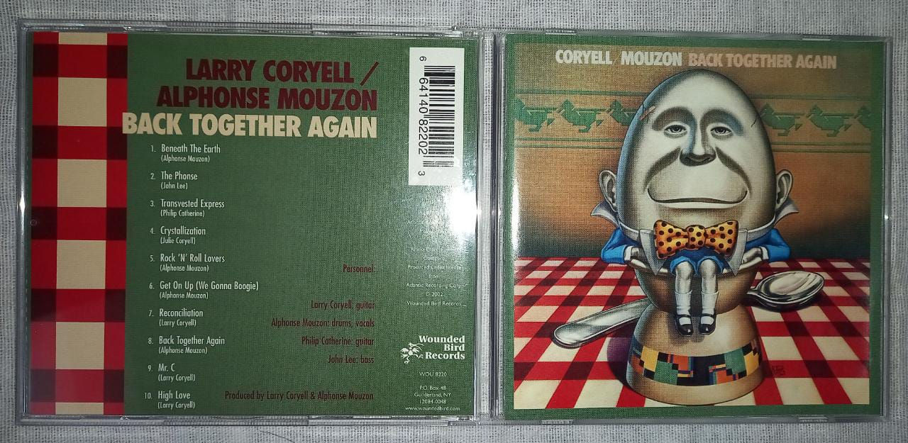 Cd Usado Coryell Mouzon Back Together Again Raro Imp CDU6855