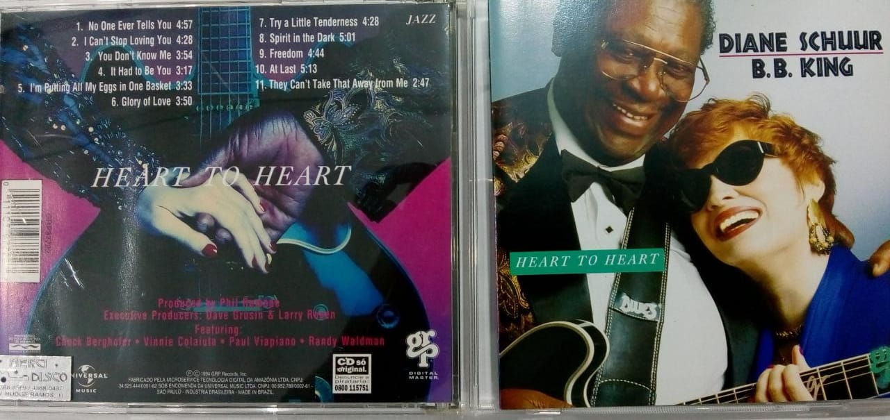 Cd Usado Diane Schuur e BB King Heart To Heart MB CDU5234
