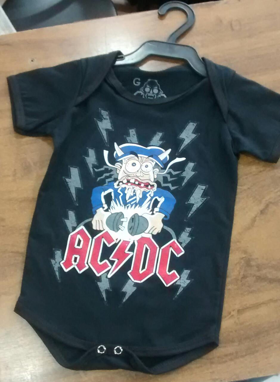 Body Infantil AC/DC Angus Young Mr Baboo AY01