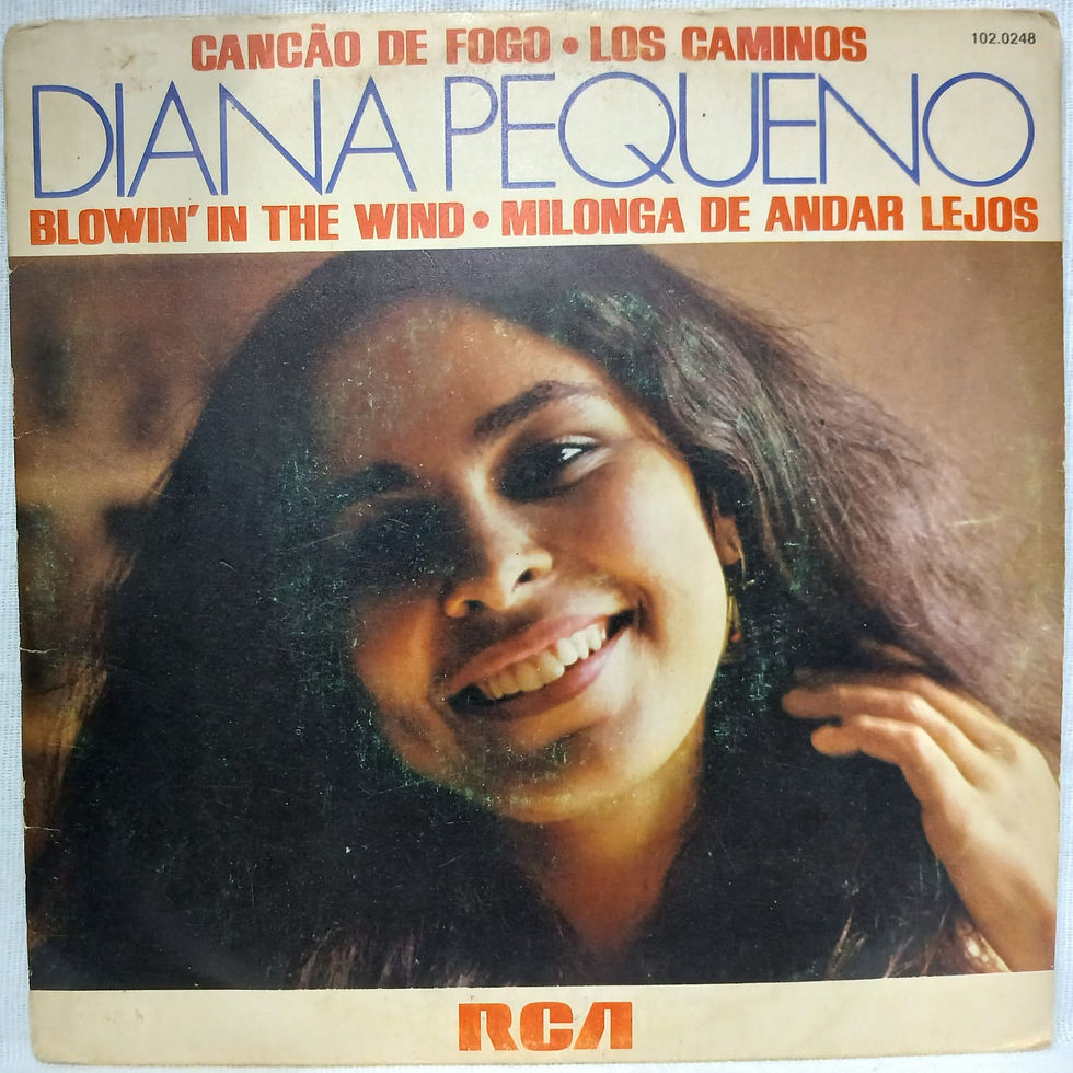 Vinil LP Compacto Diana Pequeno Canção de Fogo/ Los Caminos.
