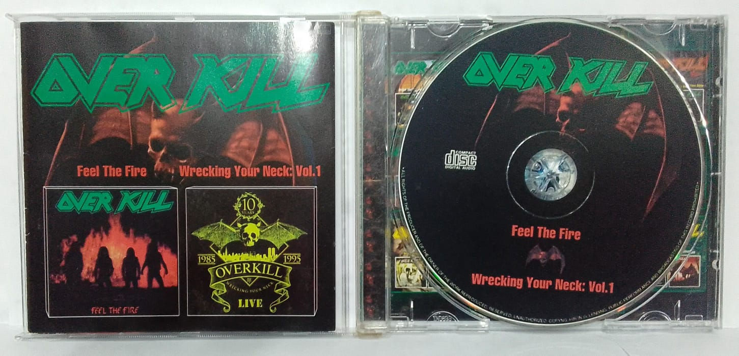 Cd Usado Overkill Feel The Fire Wrecking Your Neck CDU14003