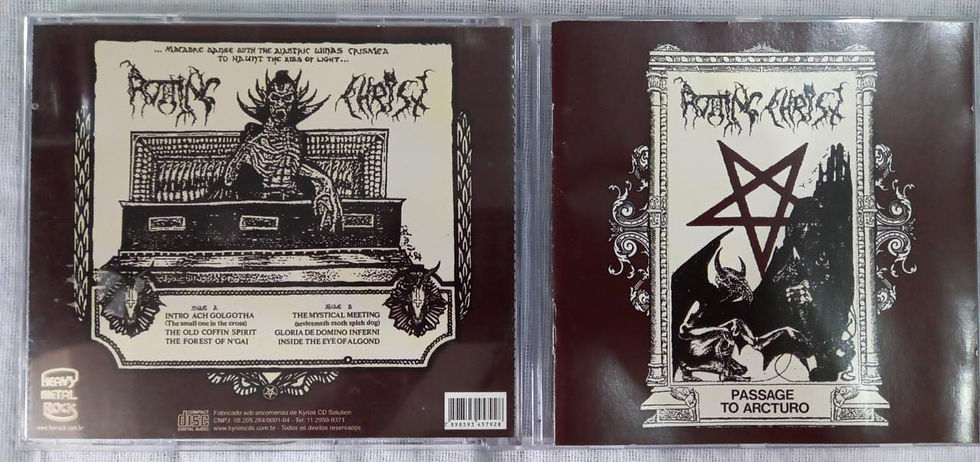 Cd Usado Rotting Christ Passage to Arcturo CDU10205