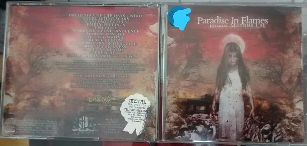 Miniatura: Cd Usado Paradise In Flames Homo Morbus Est CDU2637