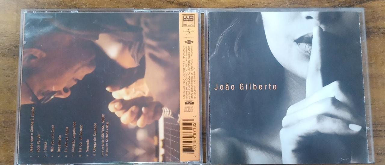Cd Usado João Gilberto Voz e Violão CDU3569