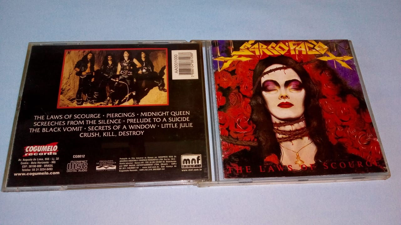 Cd Usado Sarcófago The Laws Of Scourge CDU10470