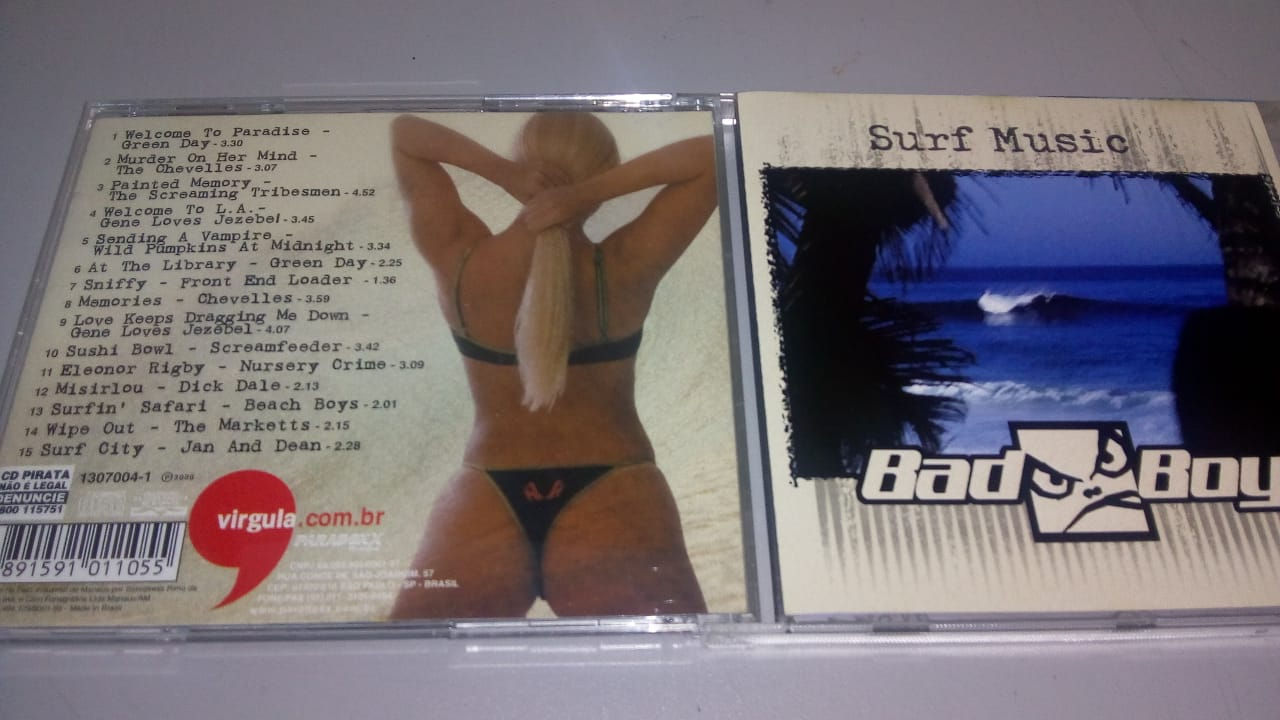 Cd Usado Bad Boy Surf Music Varios CDU389