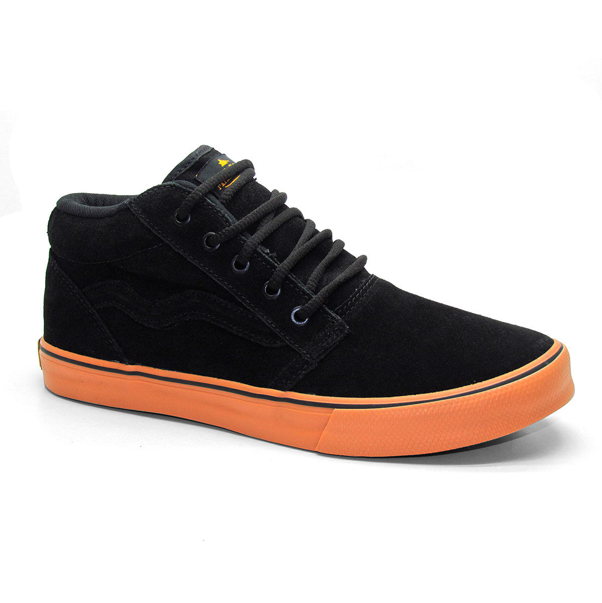 Tênis Mad Rats Tribal Camurça Preto Crepe