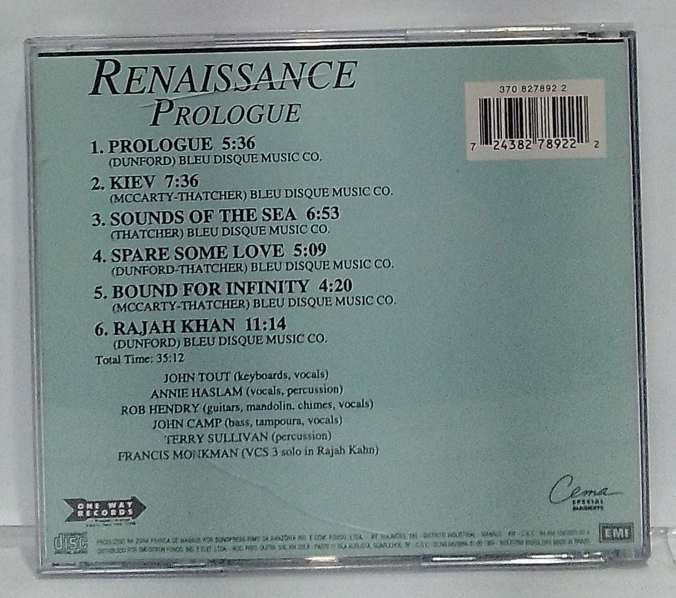 Miniatura: CD Usado Renaissance  Prologue CDU 15128
