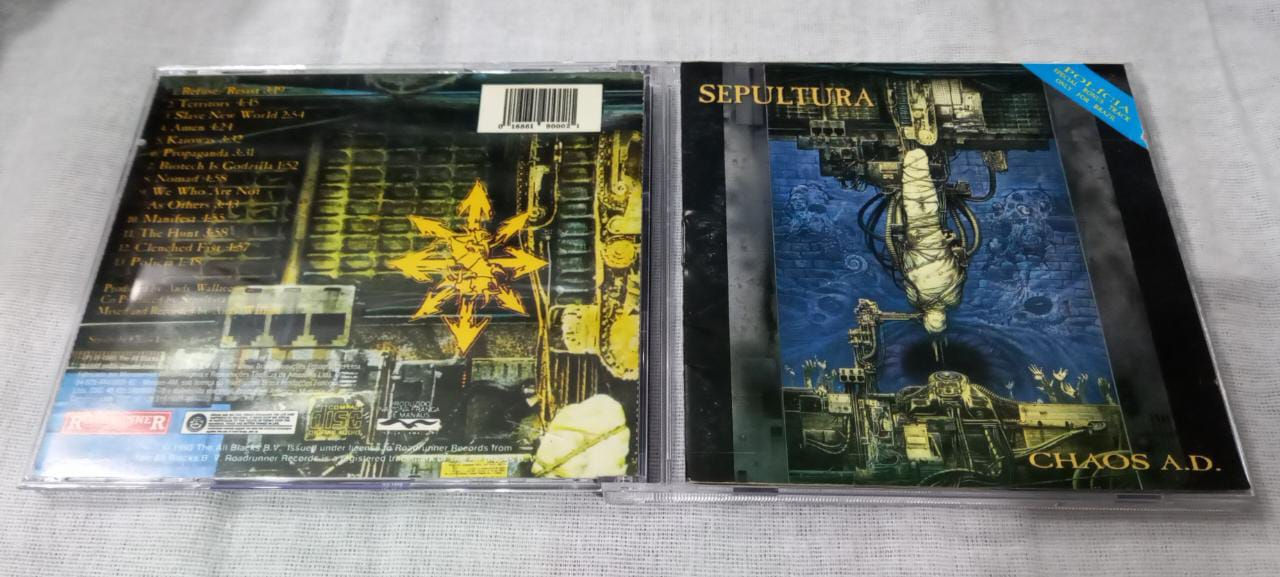 Cd Usado Sepultura Chaos A d Com Bônus CDU10066