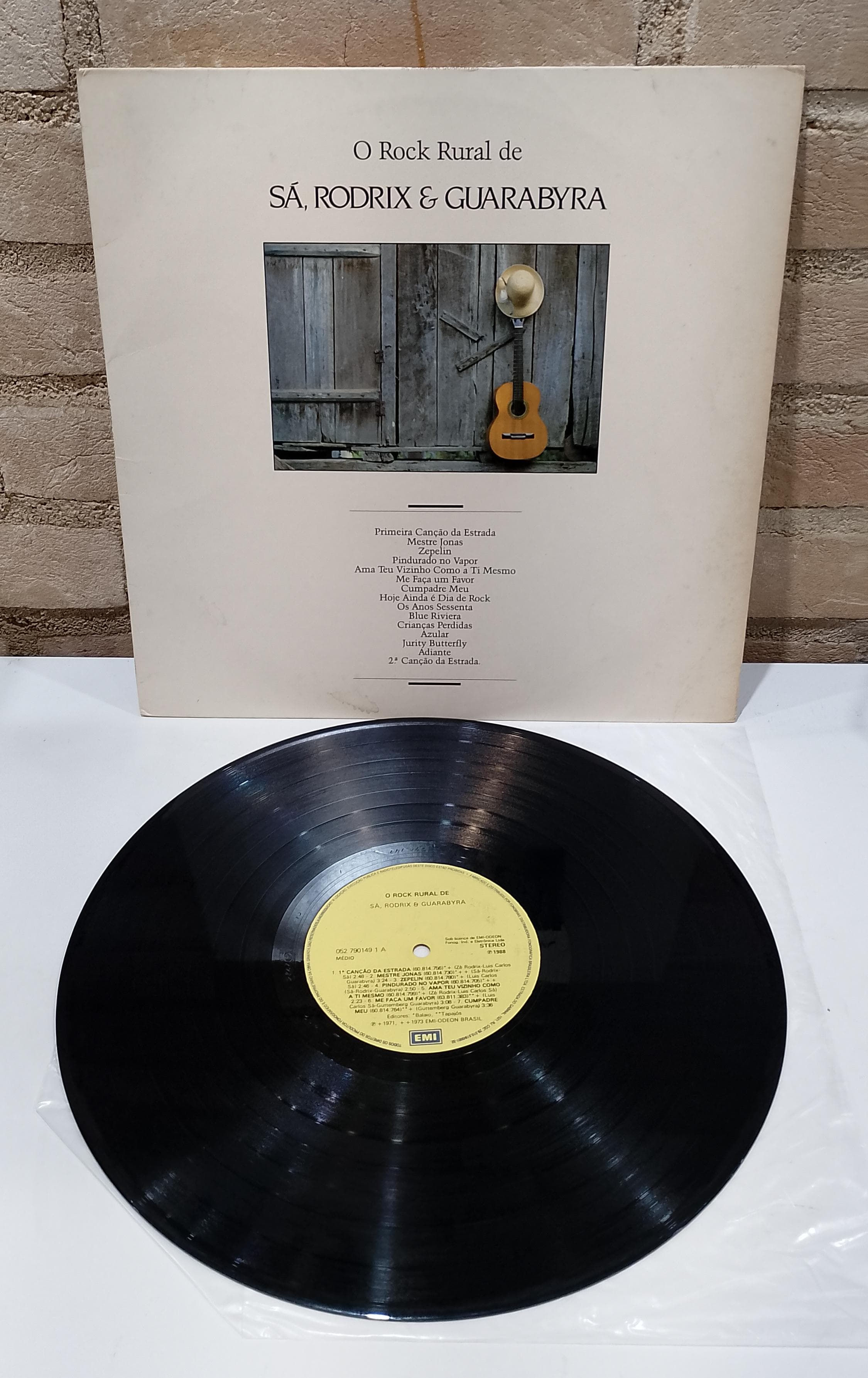 Vinil Lp O Rock Rural de Sá Rodrix e Guarabyra 1988