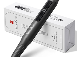 MelodySusie Cordless Nail Drill, PC180G 25,000RPM Rechargeable Electric Nail File with Nail Drill Bits,Sanding Bands (Black)