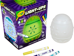 Crayola Light-Ups - Egg, Recolorable Light Up Egg, Easter Craft Decoration, Easter Egg Toy for Kids, Gifts & Basket Essential for Kids, Ages 4+