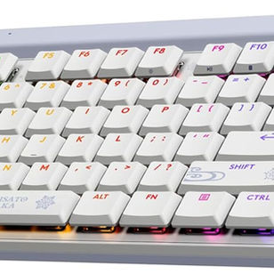 Logitech G515 Wireless Gaming Keyboard TKL, Low Profile, Kamisato Ayaka Special Edition, LIGHTSYNC RGB, Thin Tenkeyless Design, Double-Shot PBT Keycaps, Tactile Brown Mechanical Switches
