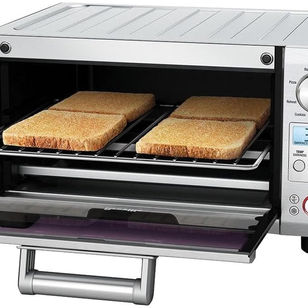 Breville BOV450XL Mini Smart Countertop Oven and Toaster Oven, Small, Brushed Stainless Steel