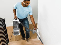 Shark | Upright Vacuum Cleaner | Navigator Lift-Away | Swivel Steering | HEPA Filter | Vacuum for Pet Hair | Crevice Tool & Dusting Brush Included | For Carpets & Hard Floors | White/Silver | NV356E