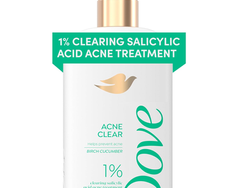 Dove Serum Body Wash Acne Clear for troubled skin with Salicylic Acid 18.5 Fl Oz