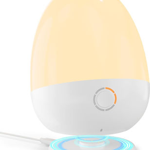 Touch Egg Night Light for Baby Nursery, Rechargeable Portable Kids Nightlight Lamp with 1-6H Feeding Timer, 3 Color Temperatures Dimmable, Ideal for New Moms of Toddlers