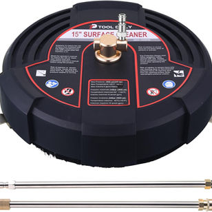 Tool Daily 15 Inch Pressure Washer Surface Cleaner with 3 Wheels