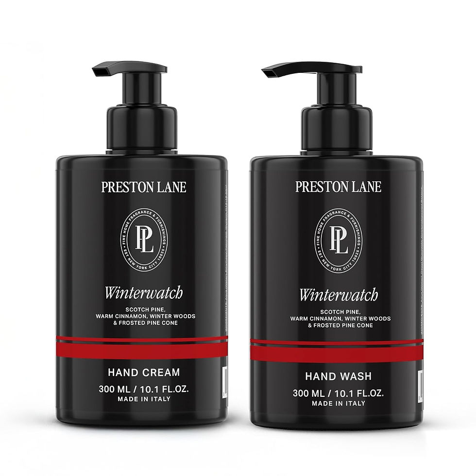 Preston Lane Hand Soap & Lotion Set, Winterwatch Scent – Hydrating Hand Wash and Moisturizing Hand Cream Duo | Clean Ingredients, Vegan & Cruelty Free Bathroom and Kitchen Essentials Gift Set 