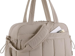 BAGSMART Gym Bag for Women, Duffle Bag for Travel with Wet Pocket, Lightweight Carry on Weekender Duffel, Water Resistant