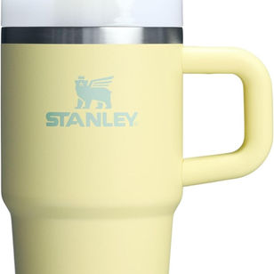 STANLEY Quencher H2.0 Tumbler with Handle and Straw 20 oz | Flowstate 3-Position Lid | Cup Holder Compatible for Travel | Insulated Stainless Steel Cup | BPA-Free | Pomelo