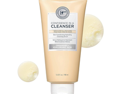 IT Cosmetics Confidence in a Cleanser - Hydrating Serum Foaming Face Wash With Hyaluronic Acid & Ceramides, Gentle Makeup Remover, Skin Barrier Support, Non-Stripping, Sulfate-Free, For All Skin Types