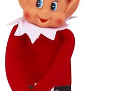 Christmas Elf Behaving Badly Plush Toy | Novelty Long Bendy Naughty Boy Christmas Elves Doll | 12 Inches