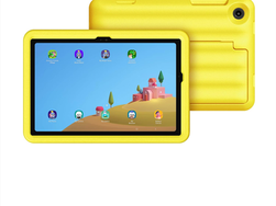 Samsung Galaxy Tab A9+ Plus Kids Edition 11” 64GB WiFi Android Tablet, Long Battery Life, Expandable Storage, Thin, Light Design, Durable Puffy Cover, US Version, 2024, Yellow