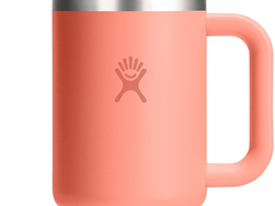 Hydro Flask Travel Tumbler with Handle, Lid and Straw - Insulated Stainless Steel in 32 Oz Sunglow