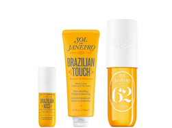 Sol de Janeiro Purse Essentials Travel Size Bundle | Brazilian Kiss Lip Butter, Brazilian Touch Hand Cream and Cheirosa 62 Perfume Mist 3.0 fl oz. | Amazon Exclusive