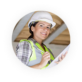 Stucco inspection for cracks and prior repairs